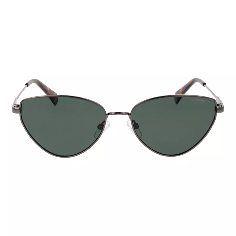 Polaroid PLD6234SX57AS Sieviešu Polarizētas Saulesbrilles - Melns Rāmis Pelēka Lēca 57mm