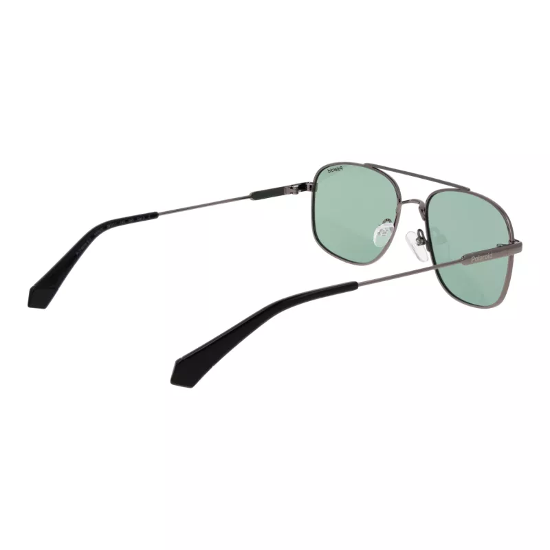 POLAROID PLD6235SX56AS Vīriešu kvadrātveida polarizētas saulesbrilles - Matēti melna/pelēka