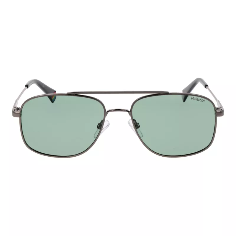 POLAROID PLD6235SX56AS Vīriešu kvadrātveida polarizētas saulesbrilles - Matēti melna/pelēka