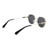 Polaroid PLD6236SX54RH Unisex taisnstūra saulesbrilles - Havana rāmis, brūnas lēcas 54mm