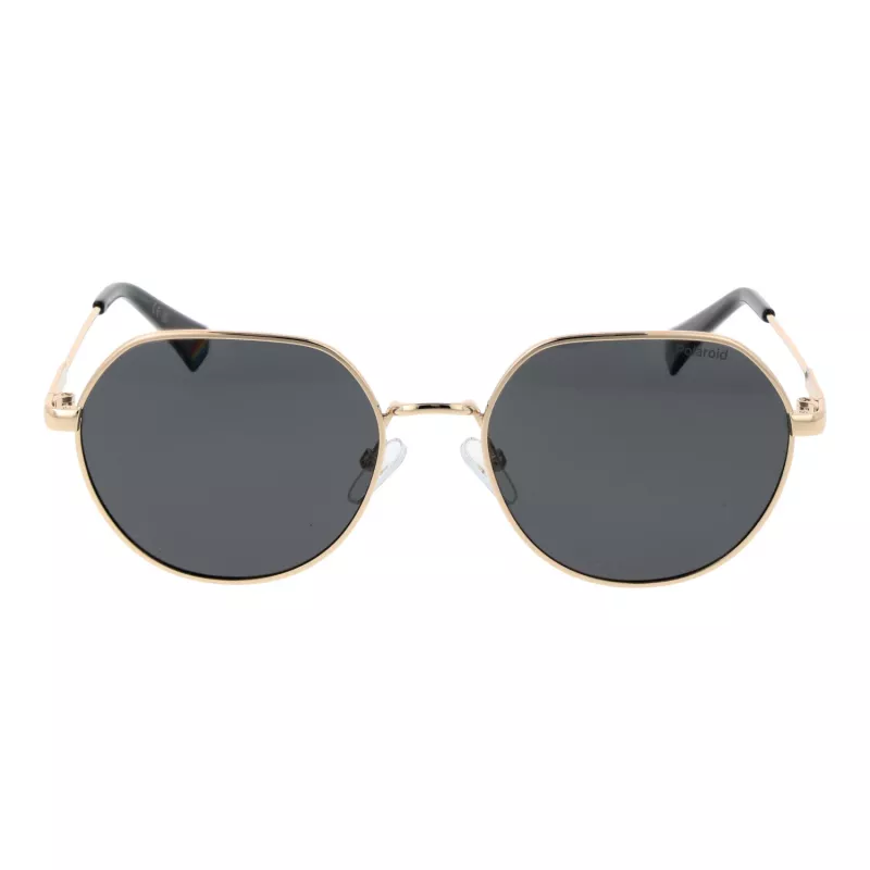 Polaroid PLD6236SX54RH Unisex taisnstūra saulesbrilles - Havana rāmis, brūnas lēcas 54mm