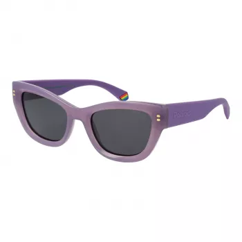 Polaroid PLD6237SX5278 Sieviešu saulesbrilles Havana Brūnas Polarizētas 52mm
