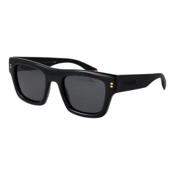 Polaroid PLD6238SX5180 Vīriešu kvadrātveida Havana saulesbrilles - Polarizētas brūnas lēcas
