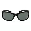 Polaroid PLD7005S63YYV Unisex taisnstūra saulesbrilles - melns rāmis, pelēkas lēcas 63mm