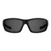 POLAROID PLD7029S807 Unisex Sporta saulesbrilles - Polarizētas pelēkas lēcas - Melns rāmis