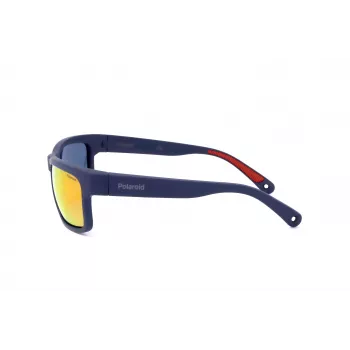 Polaroid PLD7031S8RU Vīriešu polarizētās saulesbrilles - Melns rāmis, pelēkas lēcas 59mm