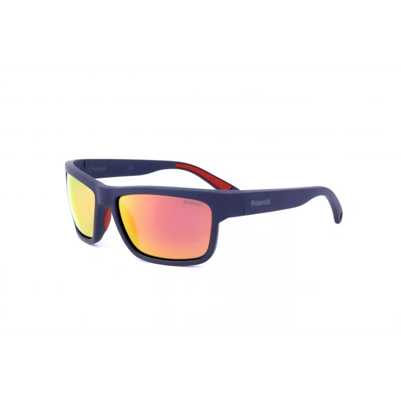 Polaroid PLD7031S8RU Vīriešu polarizētās saulesbrilles - Melns rāmis, pelēkas lēcas 59mm