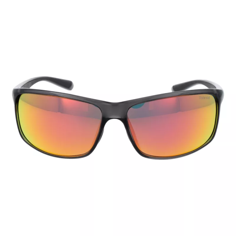 Polaroid PLD7036S63KB7 Unisex Pilot Saulesbrilles - Melns Rāmis, Pelēkas Polarizētas Lēcas 63mm