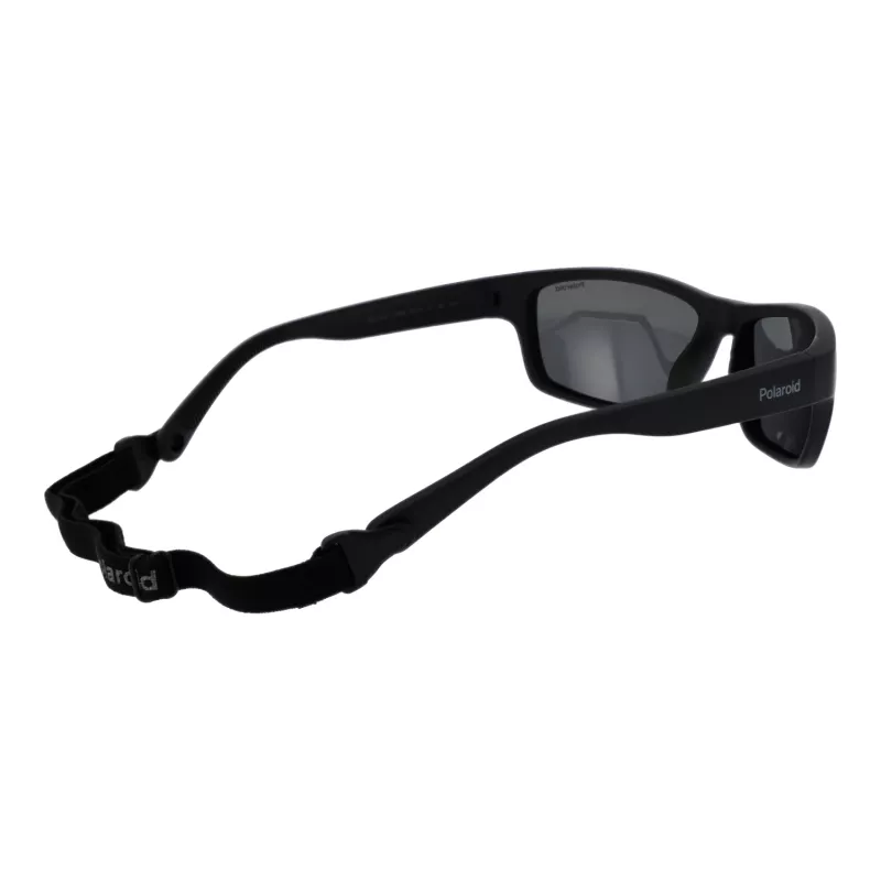 POLAROID PLD7037S60807 Unisex Pilot Saulesbrilles - Pelēkas Lēcas - Melns Rāmis