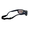 Polaroid PLD7037S60PJP Unisex taisnstūra saulesbrilles - melns rāmis, pelēkas lēcas 60mm