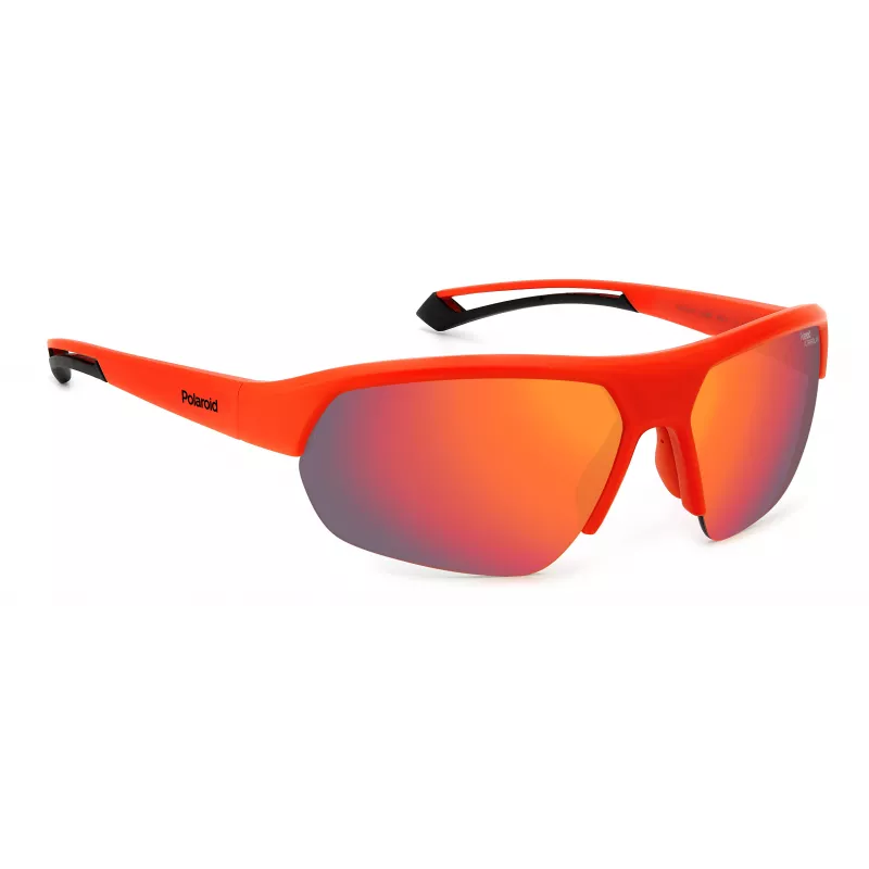 POLAROID PLD7048S0Z3G6 Unisex Pilot Saulesbrilles - Havana/Zaļa, 65/17/130 mm