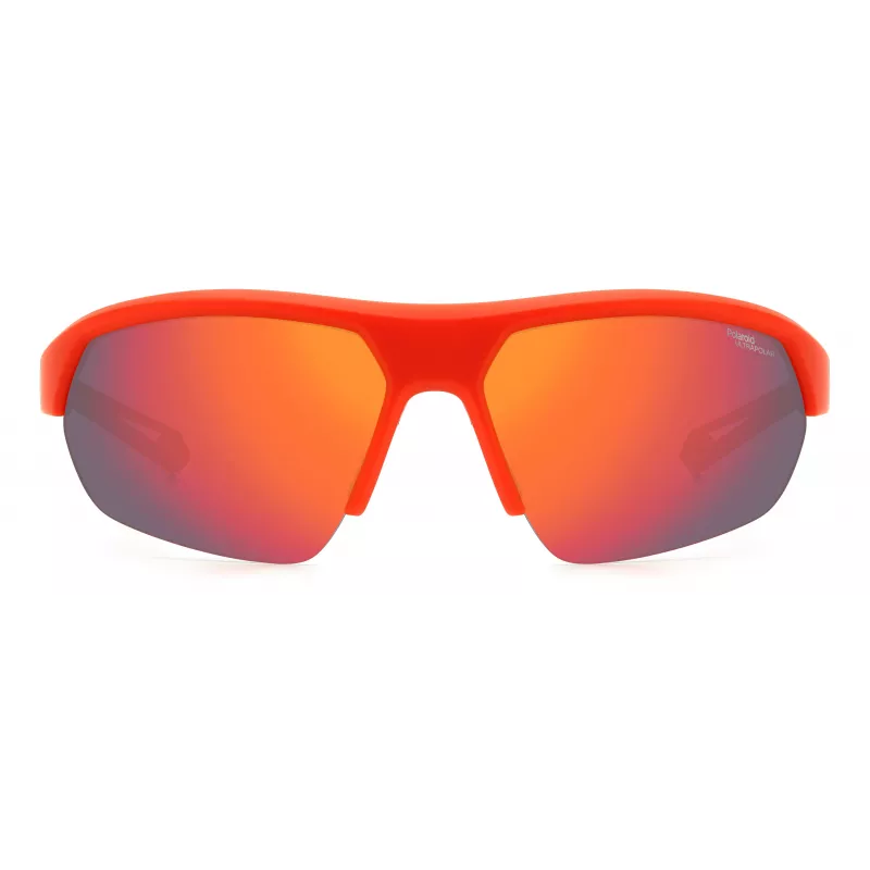 POLAROID PLD7048S0Z3G6 Unisex Pilot Saulesbrilles - Havana/Zaļa, 65/17/130 mm