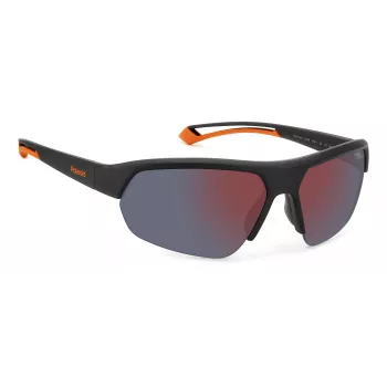 Polaroid PLD7048S8LZG6 Unisex Pilot Saulesbrilles - Pelēkas Lēcas, Melns Rāmis