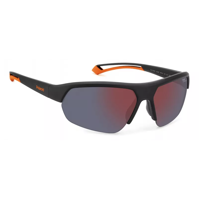 Polaroid PLD7048S8LZG6 Unisex Pilot Saulesbrilles - Pelēkas Lēcas, Melns Rāmis