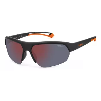 Polaroid PLD7048S8LZG6 Unisex Pilot Saulesbrilles - Pelēkas Lēcas, Melns Rāmis