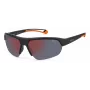 Polaroid PLD7048S8LZG6 Unisex Pilot Saulesbrilles - Pelēkas Lēcas, Melns Rāmis