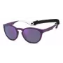 Polaroid PLD7050SB3V Unisex taisnstūra saulesbrilles - Matēts melns rāmis, pelēka polarizēta lēca, 52 mm