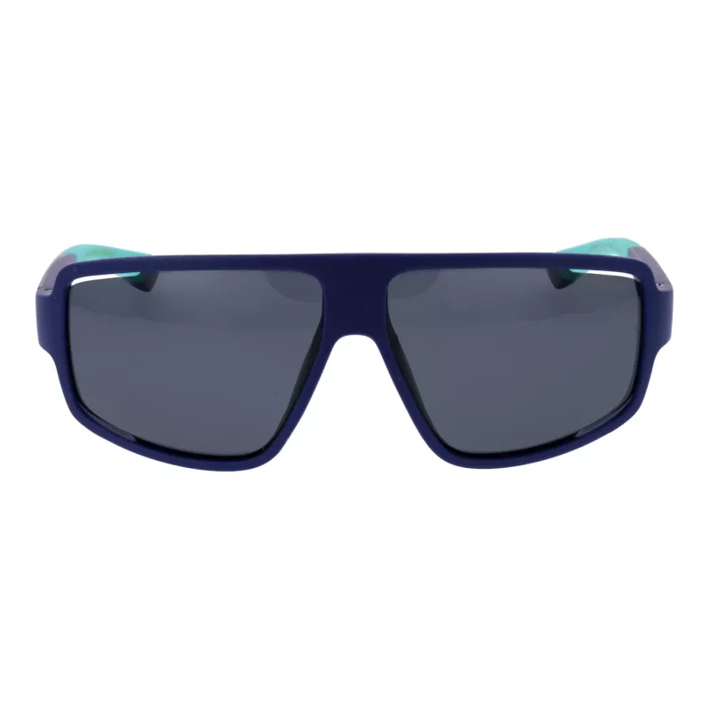 Polaroid PLD7054/S 61FLL Vīriešu taisnstūra saulesbrilles - Melns rāmis, pelēkas polarizētas lēcas 61mm
