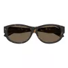 Polaroid PLD9020S086 Unisex Saulesbrilles Havana Kvadrātveida Plastmasas Rāmis Brūna Polarizēta Lēca