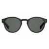 POLAROID Unisex PLD6042S807M9 Saulesbrilles - Kvadrātveida pilna rāmja plastmasas rāmis ar polarizētām pelēkām lēcām - UV400 aizsardzība - 49 mm lēcas platums