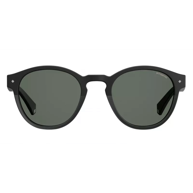 POLAROID Unisex PLD6042S807M9 Saulesbrilles - Kvadrātveida pilna rāmja plastmasas rāmis ar polarizētām pelēkām lēcām - UV400 aizsardzība - 49 mm lēcas platums