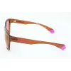 POLAROID Unisex PLD6077FS-09Q Saulesbrilles Polarizētas Taisnstūra Melns Rāmis Pelēkas Lēcas 58/17/140 mm