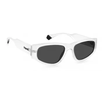 POLAROID Unisex PLD6169S900M9 Saulesbrilles - Havana Propionāta Rāmis, Brūnas Polarizētas Lēcas, 55mm