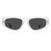 POLAROID Unisex PLD6169S900M9 Saulesbrilles - Havana Propionāta Rāmis, Brūnas Polarizētas Lēcas, 55mm