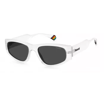 POLAROID Unisex PLD6169S900M9 Saulesbrilles - Havana Propionāta Rāmis, Brūnas Polarizētas Lēcas, 55mm