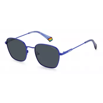 POLAROID Unisex PLD6170SGEGC3 Saulesbrilles - Havana rāmis, zaļas polarizētas lēcas, 53 mm