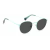 POLAROID Unisex PLD6171SMVUM9 Saulesbrilles - Havana Kvadrātveida Rāmis, Polarizētas Pelēkas Lēcas 51/20/140 mm