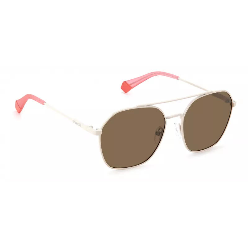 POLAROID Unisex PLD6172S10ASP Saulesbrilles - Melns rāmis, pelēkas lēcas, 57 mm