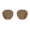 POLAROID Unisex PLD6172S10ASP Saulesbrilles - Melns rāmis, pelēkas lēcas, 57 mm