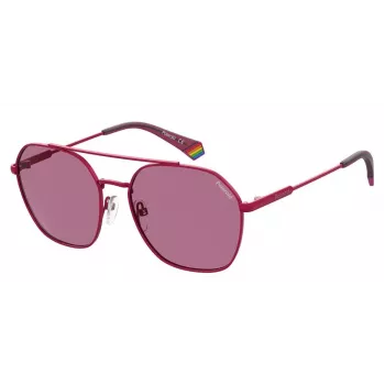 POLAROID Unisex PLD6172SQHO Saulesbrilles - Polarizētas UV400 Aizsardzība - Kvadrātveida Rāmis 57mm