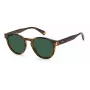 POLAROID Unisex PLD6175S086UC Saulesbrilles Havana Brūnas Polarizētas 51mm