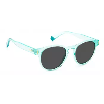 POLAROID Unisex PLD6175S5CBM9 Saulesbrilles Havana Grey Blue Mirror 51mm