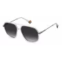 POLAROID Unisex PLD6182S900WJ Taisnstūra polarizētas saulesbrilles - Melns rāmis, pelēkas lēcas 59mm
