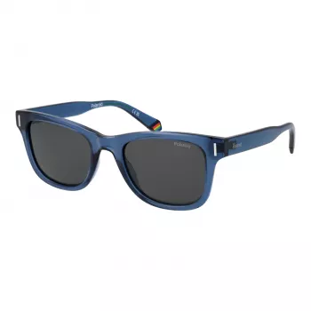 POLAROID Unisex taisnstūra saulesbrilles PLD6206S51PJP - Havana, brūnas polarizētas lēcas 51mm