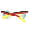 Polaroid Unisex saulesbrilles S8443-CWY - Klasisks kvadrātveida rāmis, polarizētas pelēkas lēcas, 55 mm