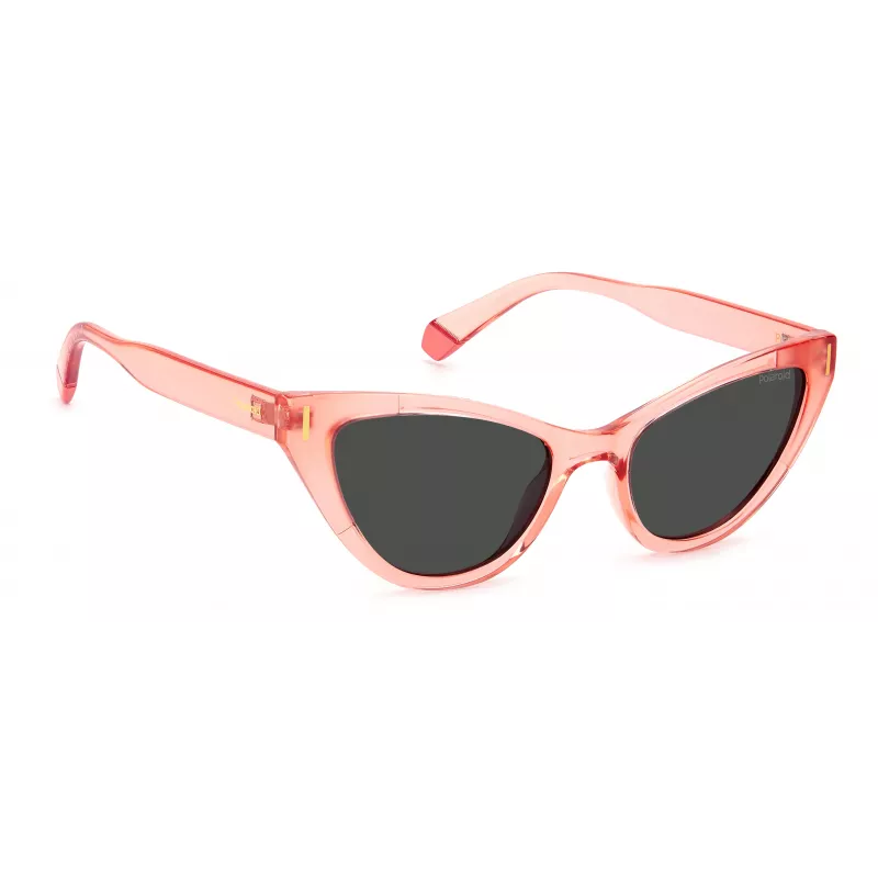 POLAROID Sieviešu PLD6174S9R6M9 Taisnstūra Polarizētas Saulesbrilles Havana Brūna 52mm
