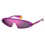 POLAROID Sieviešu saulesbrilles 6074-S-B3V-99 Oversized Square Polarized Grey Lens Black Frame