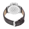 POLICE vīriešu PEWJF0005703 analogais rokas pulkstenis 46mm zils ciparnīca ādas siksna