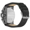 POLICE vīriešu PEWJF2203601 kvarca pulkstenis ar melnu ciparnīcu un ādas siksnu, 48 mm