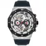 POLICE vīriešu PL16065JSTB04 Raho analogais kvarca pulkstenis 46mm zils ciparnīca brūna ādas siksniņa