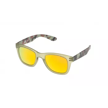 POLICE Vīriešu taisnstūra saulesbrilles S194450NVNG - Havana acetāta rāmis ar brūnām gradienta lēcām - UV400 aizsardzība - 50/22/140 mm