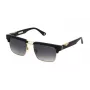 Police vīriešu kvadrātveida saulesbrilles SPLP25-550300, melns rāmis, pelēkas lēcas, 55mm