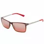 POLICE Vīriešu saulesbrilles S195758ABRM - Brūns Havana acetāta rāmis ar brūnu tonētu polikarbonāta lēcām - UV400 aizsardzība - 58 mm lēcas platums