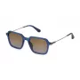 POLICE Vīriešu saulesbrilles SPLL10-520892 Taisnstūra melns rāmis Pelēkas lēcas 52/20/145 mm
