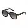 Police Vīriešu Saulesbrilles SPLP28M560703 - Melns Acetāta Rāmis, Pelēkas Polikarbonāta Lēcas, UV400 Aizsardzība, 56mm Lēcu Platums
