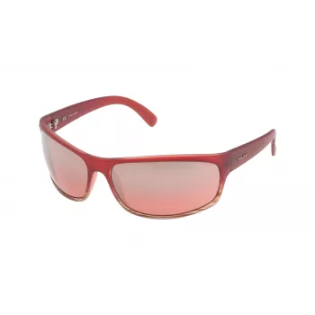POLICE S186371ACNX Unisex Aviator Saulesbrilles - Melns Acetāta Rāmis, Pelēka Polikarbonāta Lēca, 71 mm Lēcas Platums